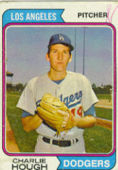 1974 Topps Baseball Cards      408     Charlie Hough